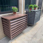 GENERIC Housse En Aluminium Pour Climatiseur Et Clôture D'intimité – Grille De Protection Extérieure Pour Condensateurs Et Pompes à Chaleur – Design Résistant Aux Intempéries