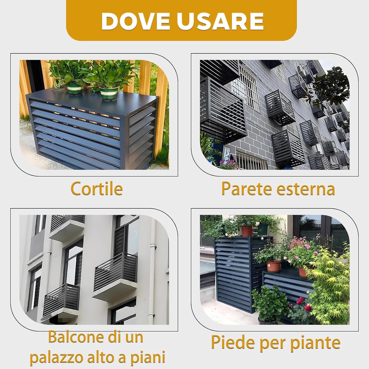 GENERIC Housse De Climatiseur Extérieur Résistante Aux Intempéries Pour Climatiseurs (L120W70H150) 5 Couches De Protection Contre Les Intempéries Pour Unités Extérieures