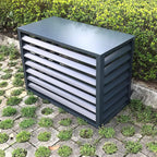  Housse De Protection Décorative Pour Climatiseur Extérieur, Clôture D'intimité, Protection Contre Les Intempéries, Protection Contre Le Vol Pour Unité De Climatisation, Housses D'extérieur Robustes