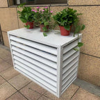 GENERIC Housse De Climatiseur Extérieur Et Clôture D'intimité – Écran Décoratif Antivol Toutes Saisons Pour Unités Séparées – Housse De Climatisation Pour Unités Extérieures – Protégez Votre Climatisation