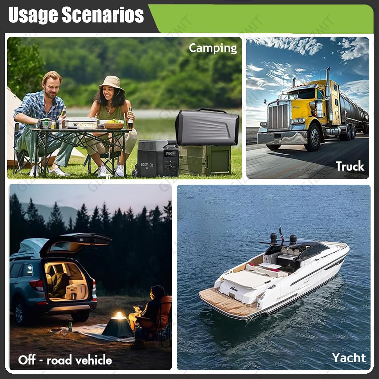  Climatiseur Portable 2 En 1 Pour Camping-Car, 5200 BTU, 400 W, Silencieux, Avec Compresseur, Faible Consommation D'énergie, Idéal Pour Tentes Et Camping-Cars. Fonction Déshumidification Gray