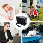  Weiting Climatiseur De Voiture Portable - Rafraîchisseur D'Air Portatif Pour Voiture | Appareil De Refroidissement 12V Avec Montage Adhésif Pour Camping-car, Camping, Camion, Voyage, Tente, Road Trip