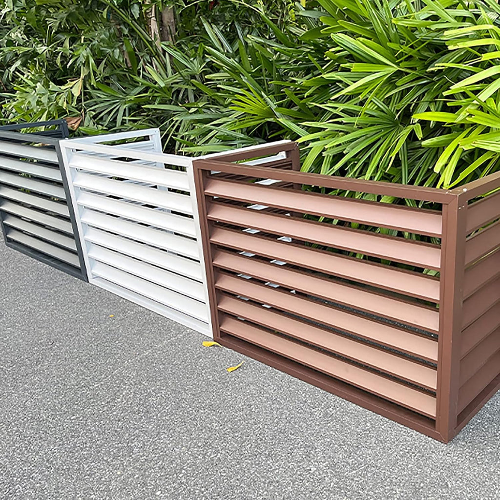  Housse De Climatiseur D'extérieur – Housse Antivol Toutes Saisons Et Clôture De Confidentialité – Protection Pour Climatiseurs Extérieurs
