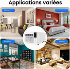  Refroidisseur Mobile, 280 W, Climatiseur Avec Tuyau D'évacuation, Climatiseur Compact Mobile Avec Fonction Minuterie, Pour Maison, Chambre, Bureau, 41,5 X 28,3 X 20,5 Cm