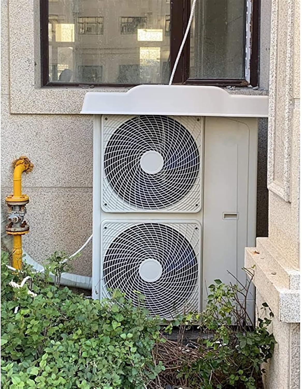  Housse De Protection En PVC Robuste Pour Climatiseur – Protection Résistante Aux Intempéries Pour Unité De Climatisation Extérieure, Anti-poussière Et Pare-soleil – Utilisation Toute L'année