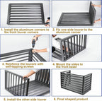  Couvercle De Climatiseur Extérieur En Aluminium, Boîte D'isolation De Pompe à Chaleur, Bloc De Protection De Climatiseur Extérieur, Couvercle De Seau Extérieur Pour Une Utilisation En Extérieur ( Colo