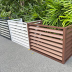GENERIC Housse De Protection En Aluminium Pour Climatiseur Extérieur – Housse De Protection Pour Mini Systèmes Divisés – Étanche à La Poussière Et Réduction Du Bruit – Idéal Pour Toutes Les Conditions