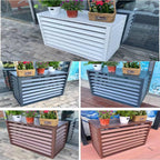 GENERIC Housse De Poubelle D'extérieur, Climatiseur Multifonction, Housse En Aluminium, Réduction Du Bruit, Installation Facile, Idéale Pour Une Utilisation Dans Le Jardin Et Le Balcon